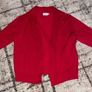 Red Cotton Over-Coat